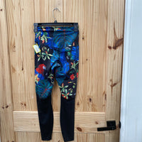 WOMES NIKE LEGGING BLK/MULTI COLOR XS