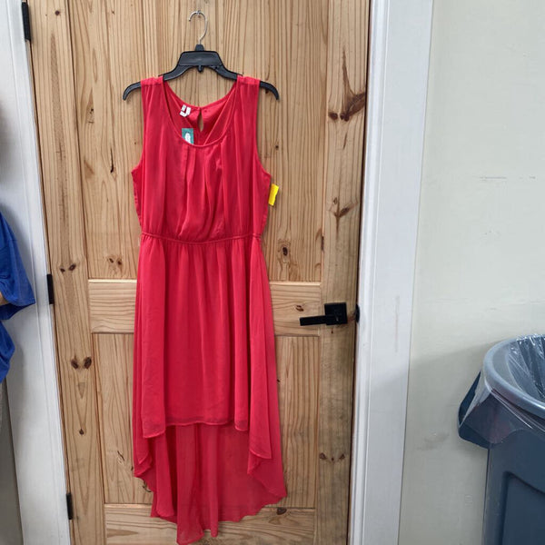 WOMENS STUDIO Y DK CORAL SL CASUAL DRESS XL NWT