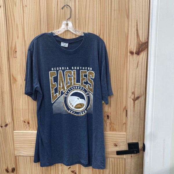 MENS GEORGIA SOUTHERN EAGLE TEAL T-SHIRT XXL NWT