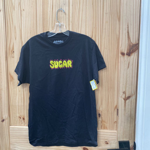WOMENS SUGAR BLK T-SHIRT M
