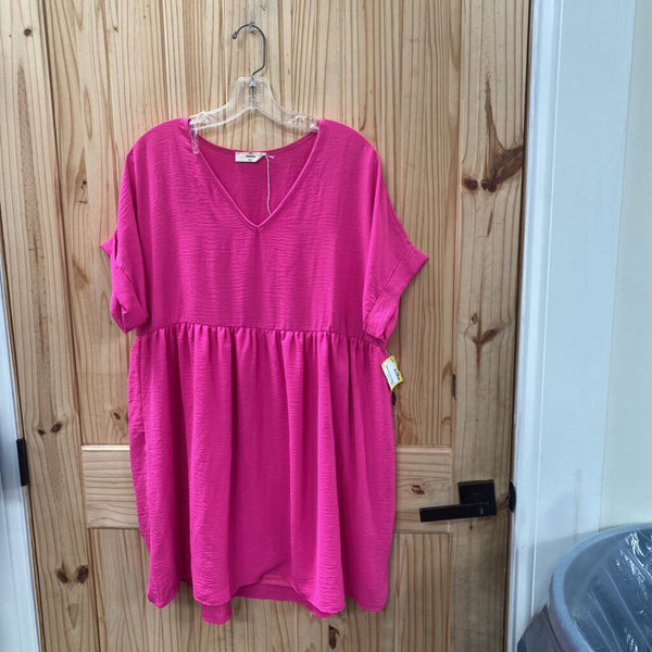 WOMENS ENTRO PINK DRESS L