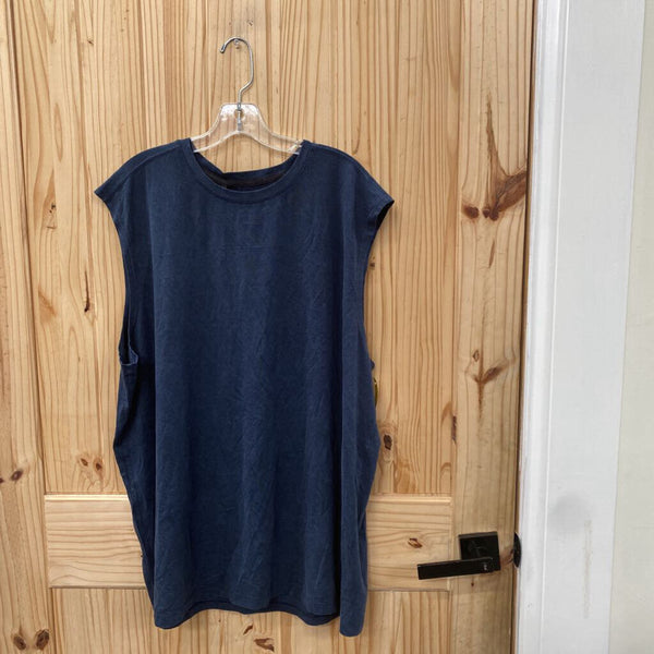 MENS VRST NAVY BLUE TANK XXL NWT