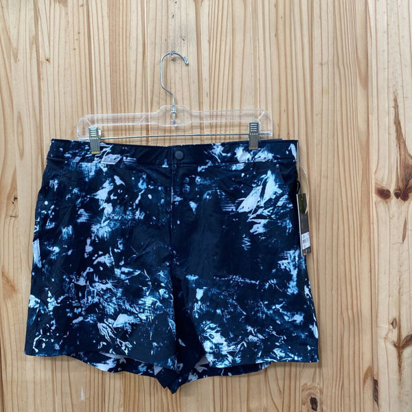 MENS VRST DK NAVY BLUE/WHITE SHORTS L NWT