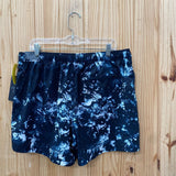 MENS VRST DK NAVY BLUE/WHITE SHORTS L NWT