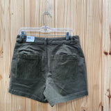 WOMENS ALPINE DESIGN DK OLIVE GREEN SHORTS 8 NWT