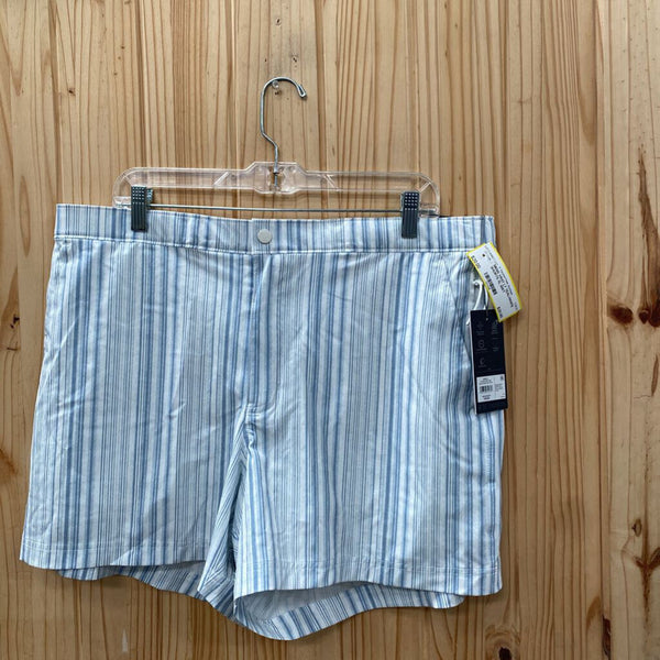 MENS VRST LT TEAL/WHITE SHORTS XL NWT
