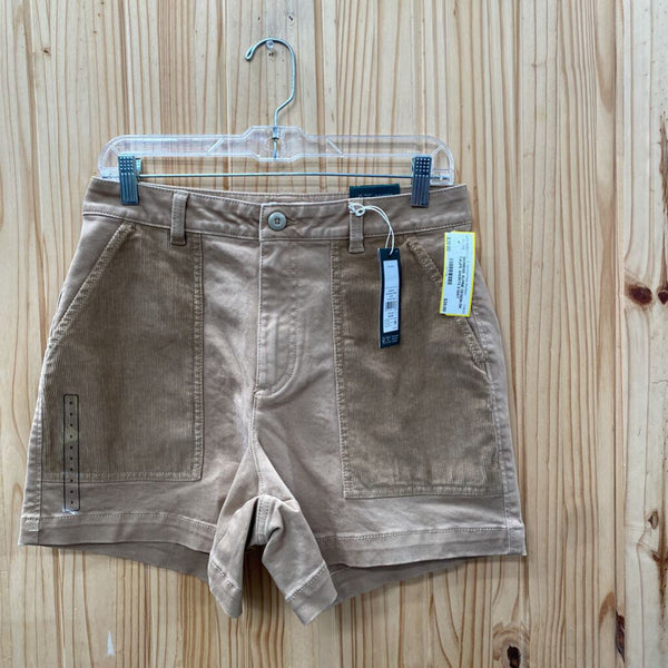 WOMENS ALPINE DESIGN DK TAUPE SHORTS 8 NWT
