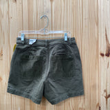 WOMENS ALPINE DESIGN DK OLIVE GREEN SHORTS 6 NWT