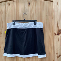 WOMENS PRINCE SKORT BLK/WHITE XL NWT