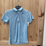WOMENS NIKE SKY BLUE SHIRT XS NWT