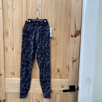 WOMENS NIKE LEGGINGS BLK/GREY XS NWT