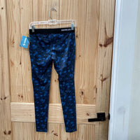 WOMENS SOFFE LEGGINGS BLUE/BLK S NWT