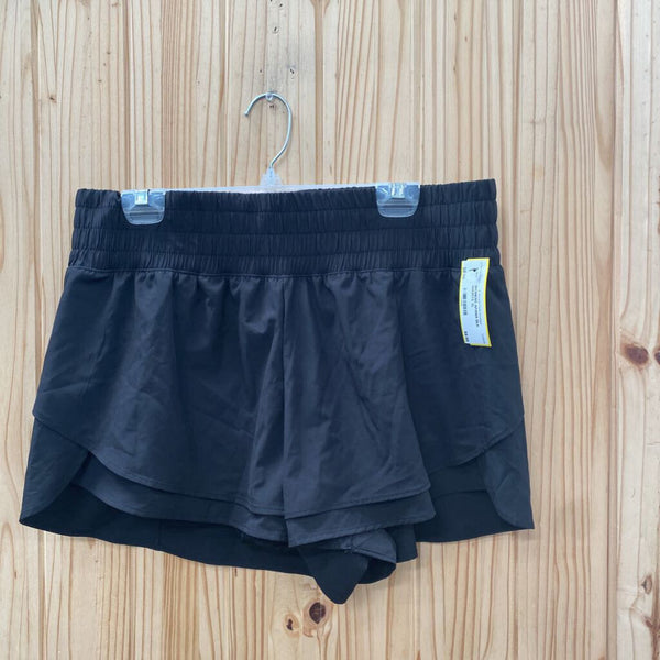 WOMENS APANA BLK SHORTS XL