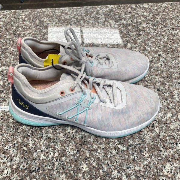 WOMENS RYKA SHOES LT GREY/MULTI COLOR 10