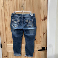 WOMENS MAURICES DK DENIM JEANS 11/12