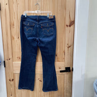 WOMENS LEVIS 515 DK DENIM JEANS 12