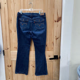 WOMENS LEVIS 515 DK DENIM JEANS 12