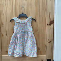 GIRLS TOMMY BAHAMA WHITE FLORAL SL DRESS 5