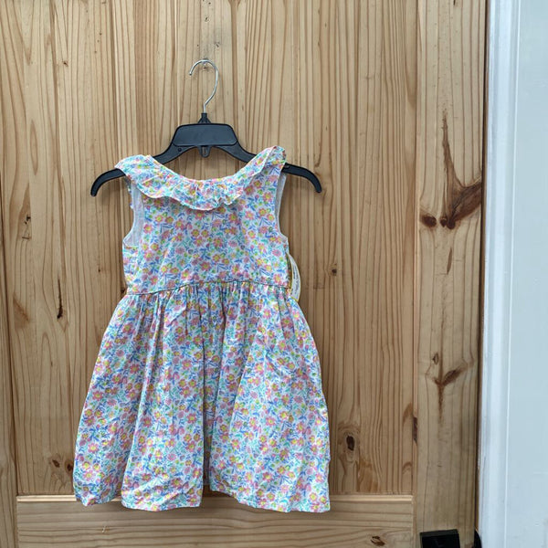 GIRLS TOMMY BAHAMA WHITE FLORAL SL DRESS 5