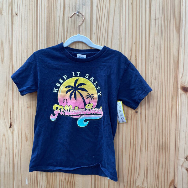 KEEP IT SALTY FT. WALTON BEACH NAVY BLUE T-SHIRT S 5