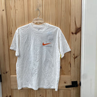MENS NIKE SHIRT WHITE/ORANGE M NWT