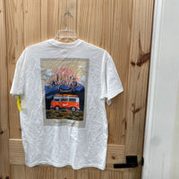 MENS NIKE SHIRT WHITE/ORANGE M NWT