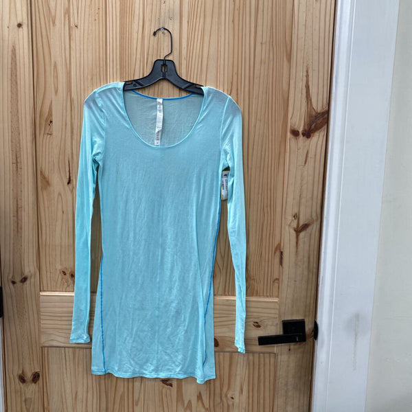 WOMENS LULULEMON SKY BLUE LS DRESS 6