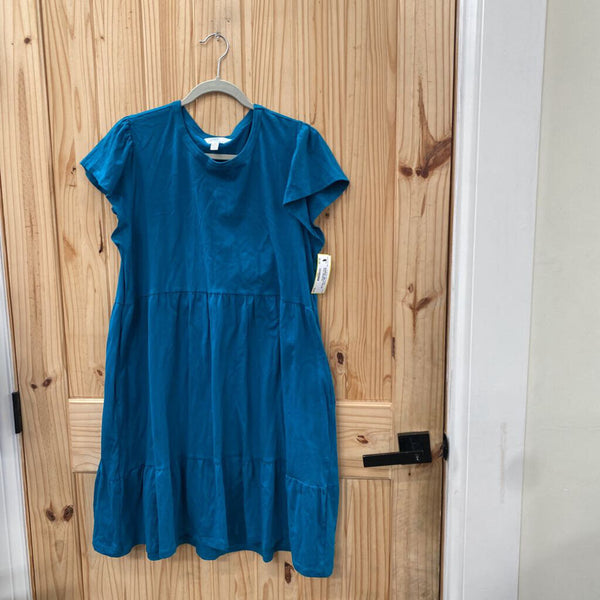 WOMENS TIME & TRU DK TEAL DRESS M