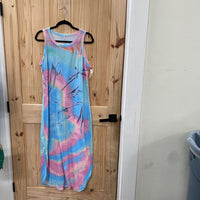 WOMENS MULTI COLOR DRESS M