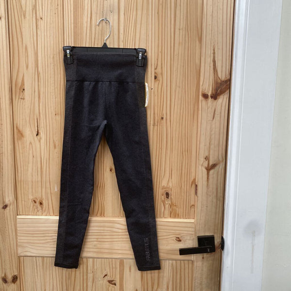 WOMENS FABLETICS LEGGINGS BLK/CHARCOAL GREY S NWT
