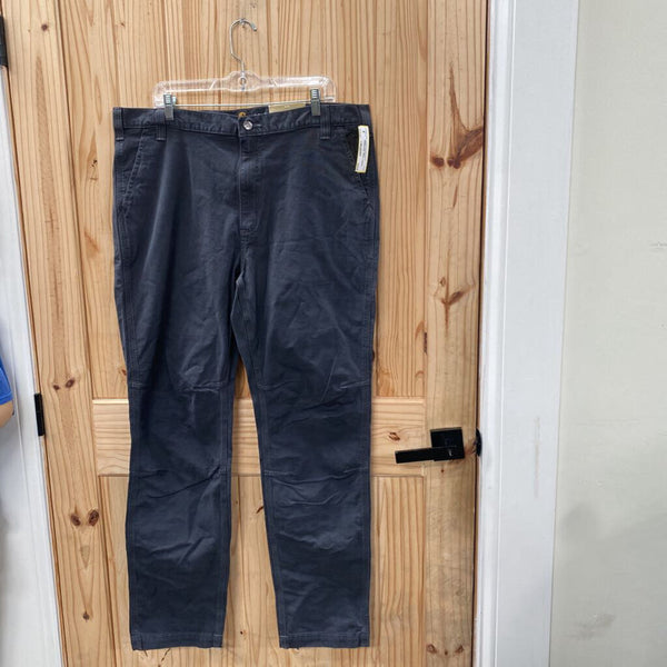 MENS CARHARTT CHARCOAL GREY PANTS 40X34 NWT