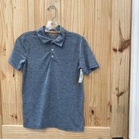 BOYS TOMMY BAHAMA GREY POLO SHIRT L 10/12