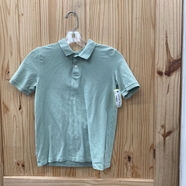 BOYS OLD NAVY MINT POLO SHIRT L 10/12