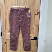 WOMENS EST. 1946 DK MAUVE SPARKLY PANTS 14