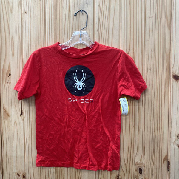 BOYS SPYDER RED T-SHIRT S 7/8