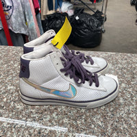 NIKE SHOES PURPLE/WHITE 7.5