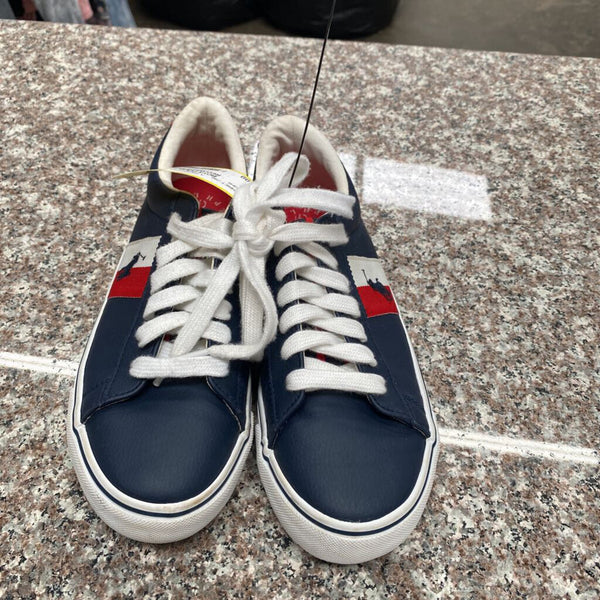 BOYS POLO SHOES RED/WHITE/BLUE 5