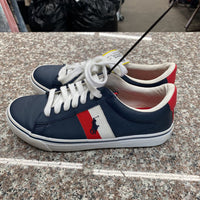 BOYS POLO SHOES RED/WHITE/BLUE 5