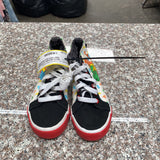 BOYS GROUND UP POKEMON HIGH TOPS BLK/WHITE/RED W/CHARACTERS 13