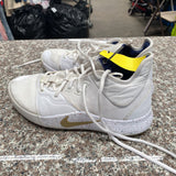 MENS P. GEORGE NIKES WHITE/GOLD 8.5