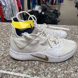 MENS P. GEORGE NIKES WHITE/GOLD 8.5