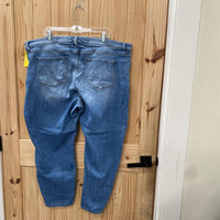 WOMENS COSMIC BLUE LOVE DENIM JEANS 24W