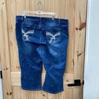 WOMENS DKIN DK DENIM CAPRIS 24W