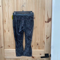 WOMENS NIKE CAPRI LEGGINGS GREY/BLK S