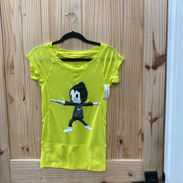 WOMENS NIKE NEON LIME GREEN SHIRT XS
