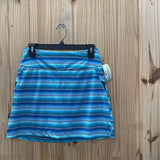 WOMENS ADIDAS SKORT TEAL/WHITE/NAVY BLUE XS NWT