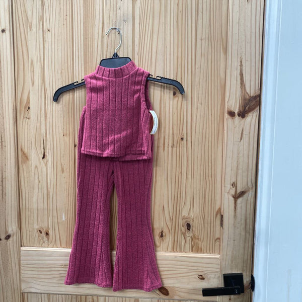 GIRLS SHEIN 2PC SET FUSHIA 5