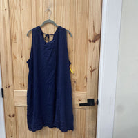 WOMENS GAP SL NAVY BLUE DRESS XXL