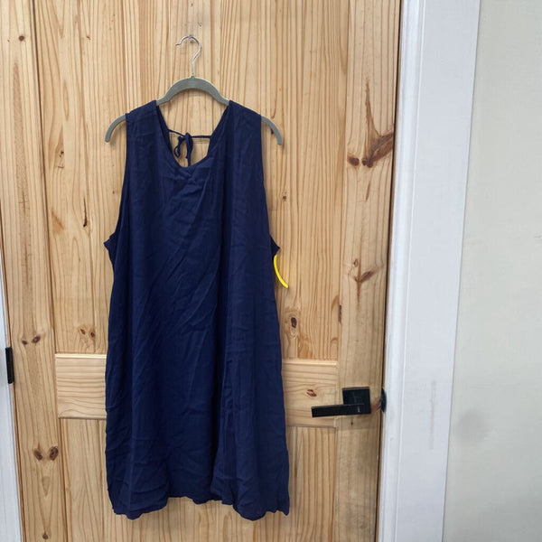 WOMENS GAP SL NAVY BLUE DRESS XXL