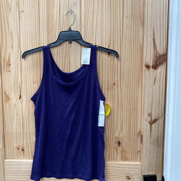 WOMENS A NEW DAY DK PURPLE TANK L NWT